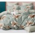Lenjerie de pat dublu Bumbac Satinat, pentru 2 persoane, 4 piese, Cearceaf de pat 230 x 250cm, JN-015
