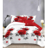Lenjerie de pat dublu Bumbac Finet, pentru 2 persoane, 6 piese, Cearceaf de pat 220 x 235cm, JN-023