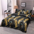 Lenjerie de pat dublu Bumbac Finet, pentru 2 persoane, 6 piese, Cearceaf de pat 220 x 235cm, JN-026
