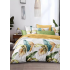 Lenjerie de pat dublu Bumbac Finet, pentru 2 persoane, 6 piese, Cearceaf de pat 220 x 235cm, JN-028