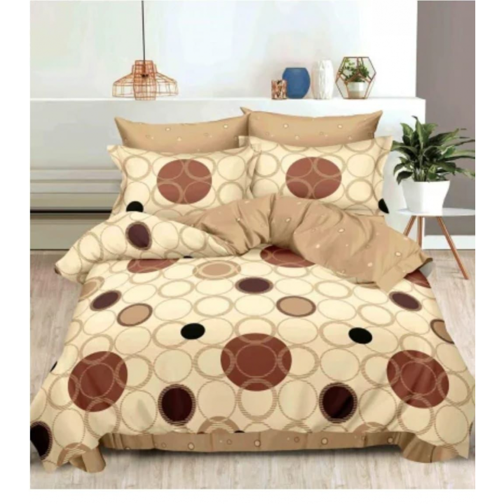 Lenjerie de pat dublu Bumbac Finet, pentru 2 persoane, 6 piese, Cearceaf de pat 220 x 235cm, JN-032