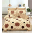 Lenjerie de pat dublu Bumbac Finet, pentru 2 persoane, 6 piese, Cearceaf de pat 220 x 235cm, JN-032