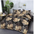 Lenjerie de pat dublu Bumbac Finet, pentru 2 persoane, 6 piese, Cearceaf de pat 220 x 235cm, JN-037