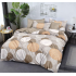 Lenjerie de pat dublu Bumbac Finet, pentru 2 persoane, 6 piese, Cearceaf de pat 180 x 200cm, JN-040