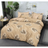 Lenjerie de pat dublu Bumbac Finet, pentru 2 persoane, 6 piese, Cearceaf de pat 180 x 200cm, JN-046