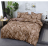 Lenjerie de pat dublu Bumbac Finet, pentru 2 persoane, 6 piese, Cearceaf de pat 180 x 200cm, JN-051
