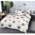 Lenjerie de pat dublu Bumbac Finet, pentru 2 persoane, 6 piese, Cearceaf de pat 180 x 200cm, JN-053