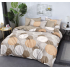 Lenjerie de pat dublu Bumbac Finet, pentru 2 persoane, 6 piese, Cearceaf de pat 180 x 200cm, JN-055
