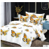 Lenjerie de pat dublu Bumbac Finet, pentru 2 persoane, 6 piese, Cearceaf de pat 230 x 250cm, JN-063