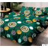 Lenjerie de pat dublu Bumbac Finet, pentru 2 persoane, 6 piese, Cearceaf de pat 230 x 250cm, JN-066