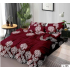 Lenjerie de pat dublu Bumbac Finet, pentru 2 persoane, 6 piese, Cearceaf de pat 230 x 250cm, JN-073