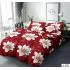 Lenjerie de pat dublu Bumbac Finet, pentru 2 persoane, 6 piese, Cearceaf de pat 230 x 250cm, JN-079