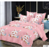 Lenjerie de pat dublu Bumbac Finet, pentru 2 persoane, 6 piese, Cearceaf de pat 230 x 250cm, JN-096