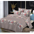 Lenjerie de pat dublu Bumbac Finet, pentru 2 persoane, 6 piese, Cearceaf de pat 230 x 250cm, JN-097