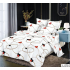 Lenjerie de pat dublu Bumbac Finet, pentru 2 persoane, 6 piese, Cearceaf de pat 230 x 250cm, JN-099