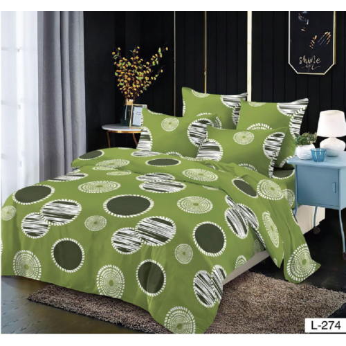 Lenjerie de pat dublu Bumbac Finet, pentru 2 persoane, 6 piese, Cearceaf de pat 230 x 250cm, JN-100