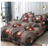 Lenjerie de pat dublu Bumbac Finet, pentru 2 persoane, 6 piese, Cearceaf de pat 230 x 250cm, JN-125