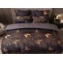Set Lenjerie Eleganta Satinat  din 4 piese, Cearceaf de pat 230x245cm, cearceaf de pilota 200x230 cm, NN-02