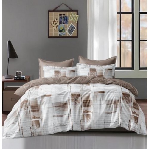 Set Lenjerie Eleganta Satinat  din 4 piese, Cearceaf de pat 230x245cm, cearceaf de pilota 200x230 cm, NN-05