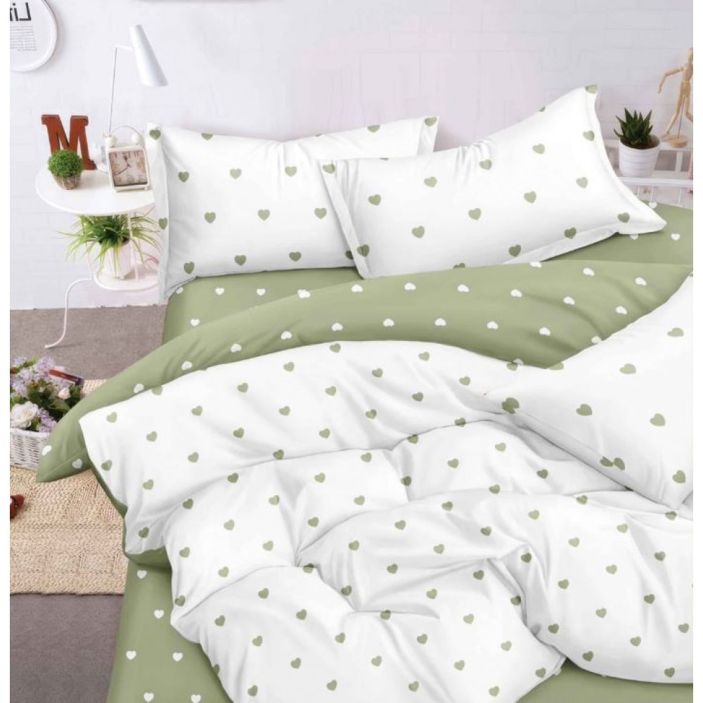 Set Lenjerie Eleganta Satinat  din 4 piese, Cearceaf de pat 230x245cm, cearceaf de pilota 200x230 cm, NN-06
