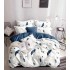 Set Lenjerie Eleganta Satinat  din 4 piese, Cearceaf de pat 230x245cm, cearceaf de pilota 200x230 cm, NN-014
