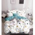 Set Lenjerie Eleganta Satinat  din 4 piese, Cearceaf de pat 230x245cm, cearceaf de pilota 200x230 cm, NN-018