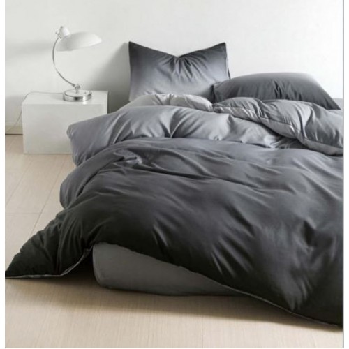 Set Lenjerie Eleganta Satinat  din 4 piese, Cearceaf de pat 230x245cm, cearceaf de pilota 200x230 cm, NN-024