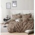 Set Lenjerie Eleganta Satinat  din 4 piese, Cearceaf de pat 230x245cm, cearceaf de pilota 200x230 cm, NN-028