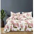 Set Lenjerie Eleganta Satinat  din 4 piese, Cearceaf de pat 230x245cm, cearceaf de pilota 200x230 cm, NN-038
