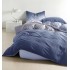 Set Lenjerie Eleganta Satinat  din 4 piese, Cearceaf de pat 230x245cm, cearceaf de pilota 200x230 cm, NN-041
