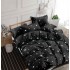 Set Lenjerie Eleganta Satinat  din 4 piese, Cearceaf de pat 230x245cm, cearceaf de pilota 200x230 cm, NN-044