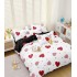 Set Lenjerie Eleganta Satinat  din 4 piese, Cearceaf de pat 230x245cm, cearceaf de pilota 200x230 cm, NN-047