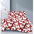 Set Lenjerie Eleganta Satinat  din 4 piese, Cearceaf de pat 230x245cm, cearceaf de pilota 200x230 cm, NN-052