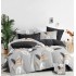 Set Lenjerie Eleganta Satinat  din 4 piese, Cearceaf de pat 230x245cm, cearceaf de pilota 200x230 cm, NN-053