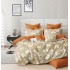 Set Lenjerie Eleganta Satinat  din 4 piese, Cearceaf de pat 230x245cm, cearceaf de pilota 200x230 cm, NN-055