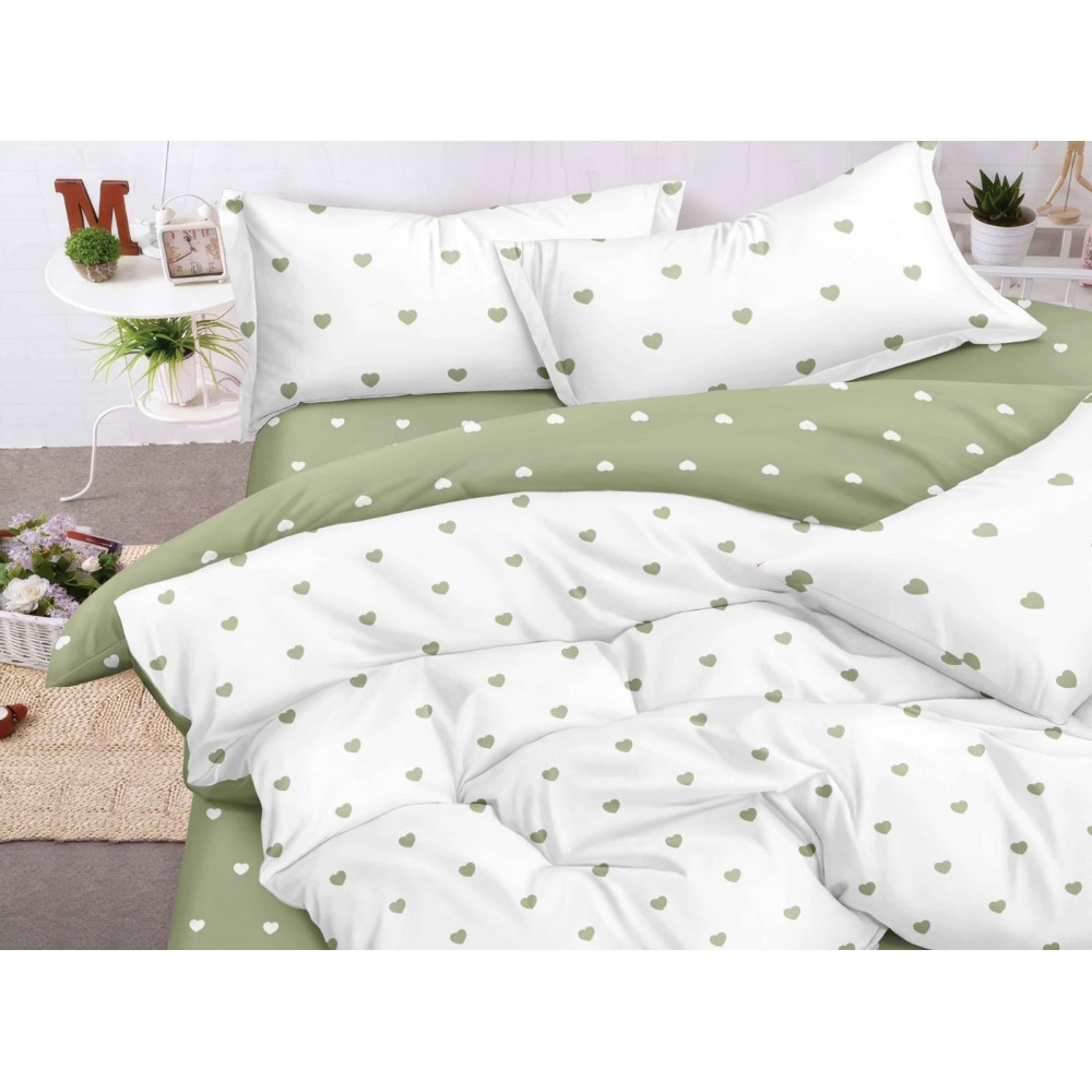 Set Lenjerie Eleganta Satinat  din 4 piese, Cearceaf de pat 230x245cm, cearceaf de pilota 200x230 cm, NN-060