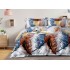 Set Lenjerie Eleganta Satinat  din 4 piese, Cearceaf de pat 230x245cm, cearceaf de pilota 200x230 cm, NN-064