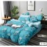 Lenjerie de pat dublu din Bumbac FINET, pentru 2 persoane, 6 piese, Cearceaf de pat 230 x 250cm, MLL-04