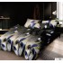 Lenjerie de pat dublu din Bumbac FINET, pentru 2 persoane, 6 piese, Cearceaf de pat 230 x 250cm, MLL-08