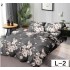 Lenjerie de pat dublu din Bumbac FINET, pentru 2 persoane, 6 piese, Cearceaf de pat 230 x 250cm, MLL-028