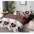 Lenjerie de pat dublu din Bumbac FINET, pentru 2 persoane, 6 piese, Cearceaf de pat 230 x 250cm, MLL-031