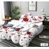 Lenjerie de pat dublu din Bumbac FINET, pentru 2 persoane, 6 piese, Cearceaf de pat 230 x 250cm, MLL-033