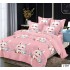 Lenjerie de pat dublu din Bumbac FINET, pentru 2 persoane, 6 piese, Cearceaf de pat 230 x 250cm, MLL-039