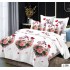 Lenjerie de pat dublu din Bumbac FINET, pentru 2 persoane, 6 piese, Cearceaf de pat 230 x 250cm, MLL-041