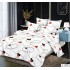 Lenjerie de pat dublu din Bumbac FINET, pentru 2 persoane, 6 piese, Cearceaf de pat 230 x 250cm, MLL-042