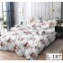 Lenjerie de pat dublu din Bumbac FINET, pentru 2 persoane, 6 piese, Cearceaf de pat 230 x 250cm, MLL-074