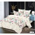 Lenjerie de pat dublu din Bumbac FINET, pentru 2 persoane, 6 piese, Cearceaf de pat 230 x 250cm, MLL-083