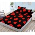 Husa de pat dublu cu elastic si 2 fete de perna 180x200cm, Pat 2 Persoane 52x80cm, MKK-013