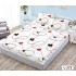 Husa de pat dublu cu elastic si 2 fete de perna 180x200cm, Pat 2 Persoane 52x80cm, MKK-022