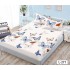 Husa de pat dublu cu elastic si 2 fete de perna 180x200cm, Pat 2 Persoane 52x80cm, MKK-023
